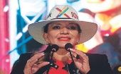 “Si no estamos todas las naciones, no es Cumbre de las Américas”, apuntó la presidenta hondureña.