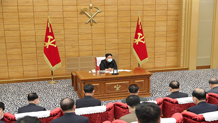 El presidente Kim Jong Un decretó el confinamiento general para hacer frente a la propagación del coronavirus.
