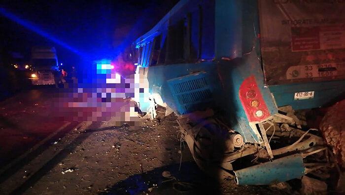 El accidente del autobús fue producido por una falla del sistema de frenos del vehículo.