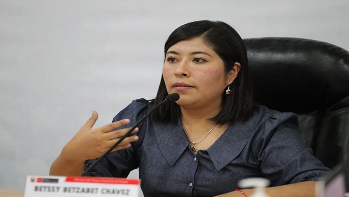 Betssy Chávez se desempeñó en el cargo de ministra de Trabajo aproximadamente durante siete meses y 20 días.