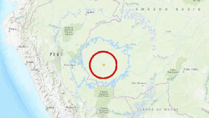 El sismo se sintió también en algunas comunidades peruanas limítrofes con Brasil.