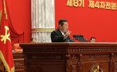 El líder norcoreano envió el llamado a fortalecer sus defensas en medio del pleno del Partido de los Trabajadores.