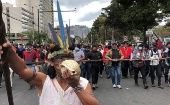 Este martes se desarrolla en Quito y otras localidades la segunda jornada del Paro Nacional luego que la Conaie y más de 53 organizaciones sociales iniciaron con una movilización social en todo el país.