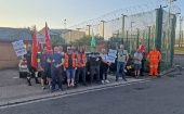El Sindicato nacional de Trabajadores Ferroviarios, Marítimos y del Transporte (RMT, por sus siglas en inglés) convocó al paro por tres días.