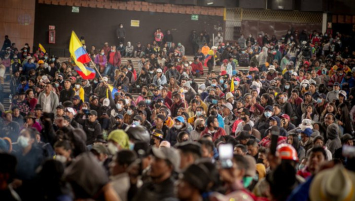 El paro nacional en Ecuador entró este martes en su decimosexta jornada de lucha.