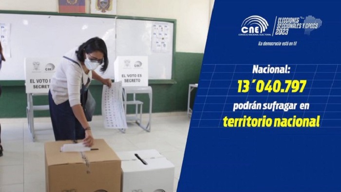 Se habilitarán 39.814 juntas receptoras del voto en territorio nacional.