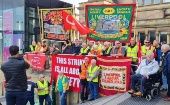 Los trabajadores subrayan que la huelga es necesaria pues se trata de la única alternativa que les dejó la empresa para exigir mayores sueldos y empleos seguros.