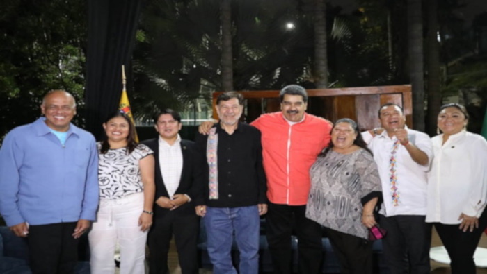 La visita estuvo encabezada por el presidente del Grupo de Amistad, José Fernández Noroña, y por la vicepresidenta Ana Leticia Chávez.