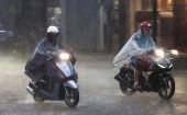 El tifón Ma-on también afectó el norte de Vietnam provocando fuertes lluvias.