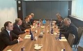 El encuentro fue encabezado por el director general de la OIEA, Rafael Grossi y el titular de Rosatom, Alexéi Lijachev.