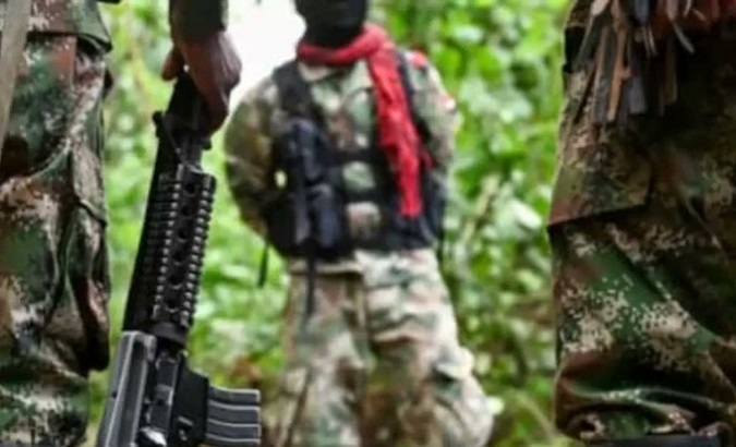 Members of irregular armed groups in Colombia.