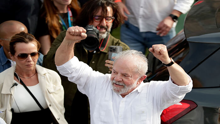 Lula da Silva lidera la intención de voto para los comicios presidenciales en Brasil previstos para el 2 de octubre.