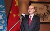 El diplomático asiático expresó que el documento "distorsiona maliciosamente las leyes y las políticas de China”.