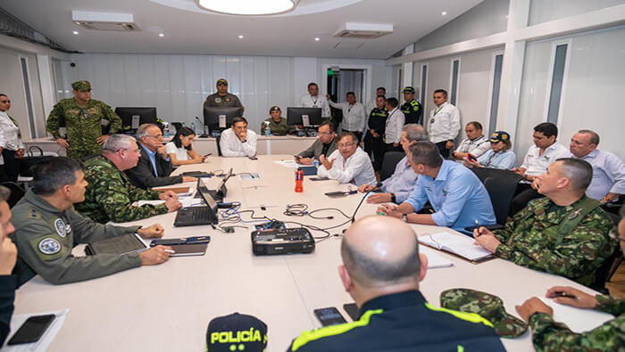 Presidente Petro instala Puesto de Mando Unificado en la ciudad de Neiva, tras ataque a policías en la zona rural del Huila.