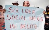 El ataque contra la lideresa social se perpetró el pasado 6 de septiembre cuando impartía clases de deportes en el corregimiento de Guanabanal, departamento del Valle.