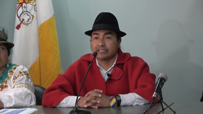 El presidente de la Confederación de Nacionalidades Indígenas anunció que se han cerrado cuatro mesas técnicas.