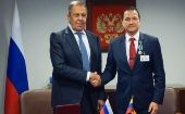 El canciller ruso Serguéi Lavrov se reunió este miércoles con una delegación diplomática de Venezuela encabeza por su canciller Carlos Faría.