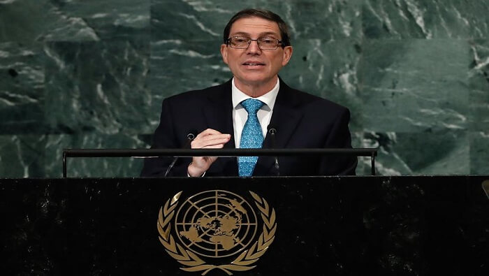 “Cuba que ha sido víctima del terrorismo de Estado, no promueve ni promoverá jamás el terrorismo”, aseveró el canciller.