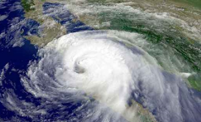 Hurricane Orlene over Western Mexico and Southwest United States, Oct. 4, 2022.