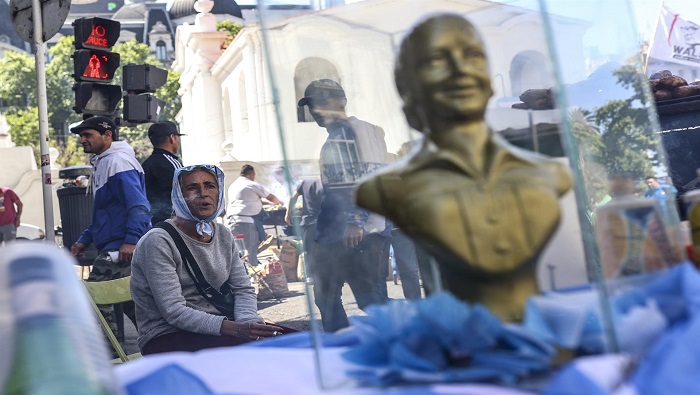 Celebran Día de la Lealtad peronista en Buenos Aires, Argentina