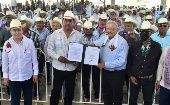 “Vamos a seguir adelante, porque aquí está el equipo que seguirá trabajando con ustedes; es hacer justicia en los pueblos yaquis", dijo el presidente Andrés Manuel López Obrador. 