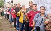La presidenta del CSE, Brenda Rocha, destacó la afluencia de la población en todos los centros de votación de Nicaragua.