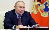 El presidente ruso aseguró que esa nación continuará desarrollándose a pesar de las sanciones impuestas por los Estados Unidos y sus aliados. 