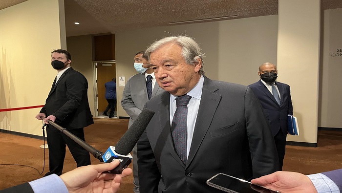 António Guterres instó a líderes, Gobiernos, sociedad civil y finanzas a hacer de 2023 un año para la paz y la acción