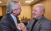 El 31 de octubre de 2022, Alberto Fernández visitó a Lula tras su triunfo en las elecciones presidenciales en Brasil. 