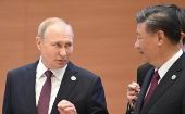 La última reunión presencial entre Putin y Xi tuvo lugar el pasado mes de septiembre en la ciudad uzbeka de Samarcanda.