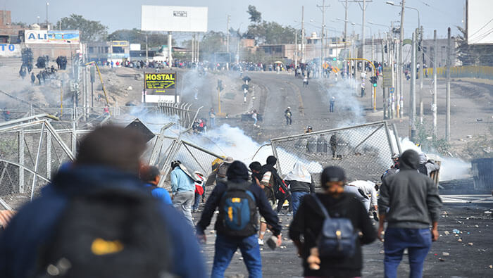 Al menos siete personas han muerto en la provincia peruana de Virú desde el inicio de las manifestaciones en le país suramericano.