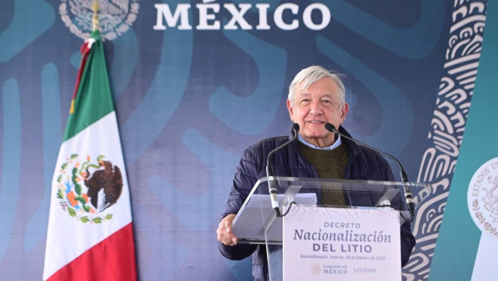 De viaje por Sonora, el presidente López Obrador ha prometido que el Gobierno “tiene la decisión de que el litio sea propiedad de la nación, de todos los mexicanos”