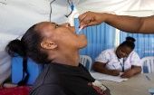 La cartera sanitaria refiere que 25,681 personas han recibido la dosis inmunológica contra el cólera.