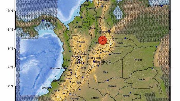 El sismo fue perceptible con mayor fuerza en la capital colombiana, así como en las ciudades de Medellín y Pereira.