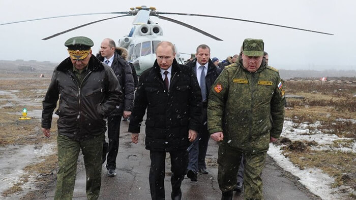 Vladimir Putin celebró una reunión en el puesto de mando de la operación militar especial en la ciudad de Rostov del Don.