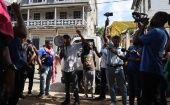 Las protestas de este viernes en Paramaribo fueron las primeras la reciente toma del parlamento.