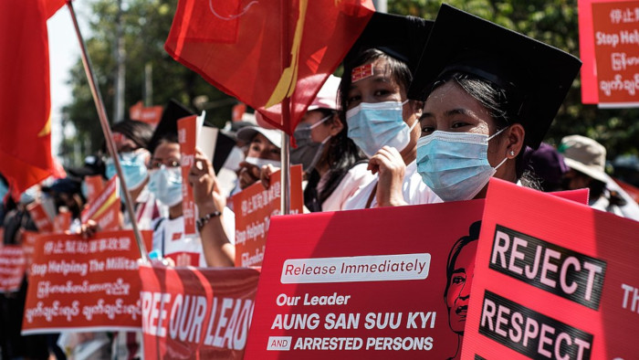 La premio nobel de la paz Aung San Suu Kyi recibió en diciembre pasado una nueva sentencia por cinco cargos de corrupción, los que se suman a los 26 años de cárcel.