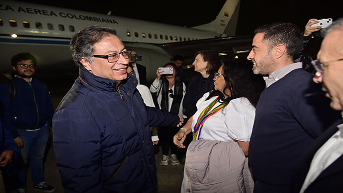 El presidente colombiano, aterrizó el pasado domingo en la ciudad de Nueva York para dar inicio a su visita a Estados Unidos.