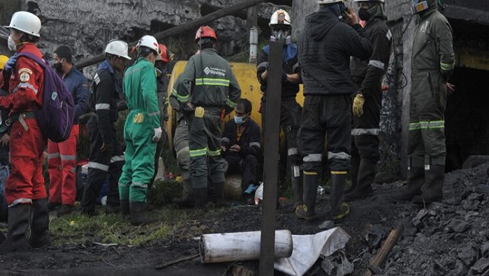 La explosión ocurrió a la 01H00 (hora local) en las minas de El Roble y El Manto.