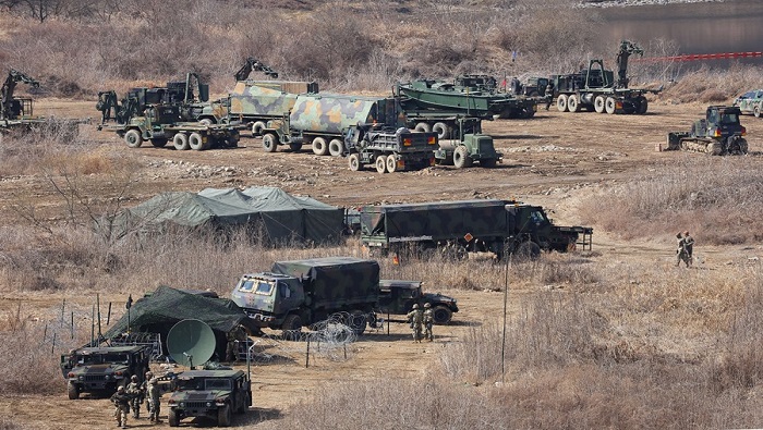 En marzo sucedieron en Corea del Sur las maniobras de primavera Freedom shield, el conjunto de ejercicios de puesto de mando más largos realizado en alianza con EE.UU..