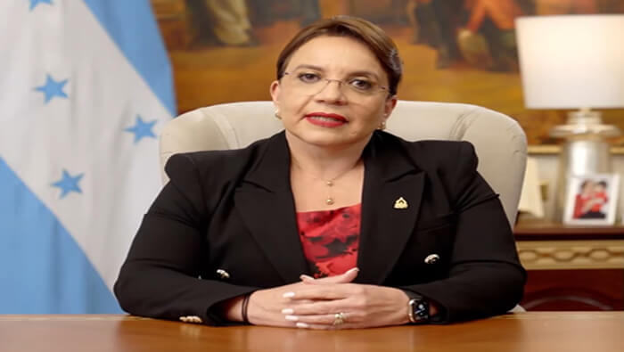 Xiomara Castro recordó que el objetivo de su mandato es organizar un país socialmente justo.