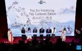 Yaji Cultural Salon "Tea for Harmony" event in Brussels. May. 5, 2023.