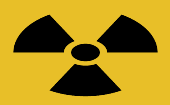 Radioactive contamination sign. May. 16, 2023.