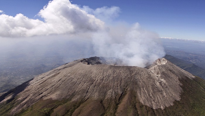 La última gran erupción del Chaparrastique se reportó en enero de 2016.