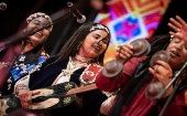 Moroccan women participating in their traditional music. Jul. 5, 2023.