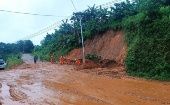 Landslide in Myanmar. Jul. 19, 2023.
