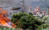 En los últimos siete días los incendios han afectado unas 34.000 hectáreas de terreno forestal y agrícola en Grecia.