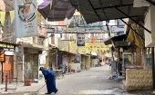A street in the Ain al-Helweh refugee camp, Lebanon, Aug. 1, 2023.