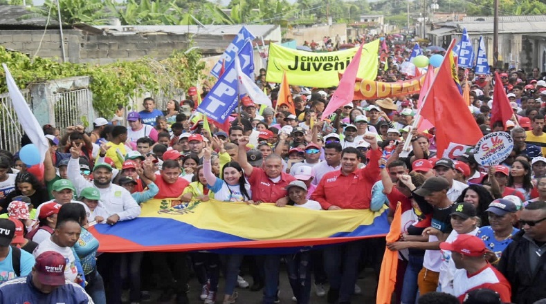 El estado de Bolívar tomó nuevamente las calles para demostrar su compromiso con el rechazo hacia las acciones criminales contra Venezuela.