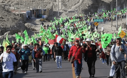 El secretario general de una de las facciones de la Federación Departamental de Trabajadores del Cusco instó a la población a sumarse a las protestas rechazo al alto costo de vida y la defensa del gas.